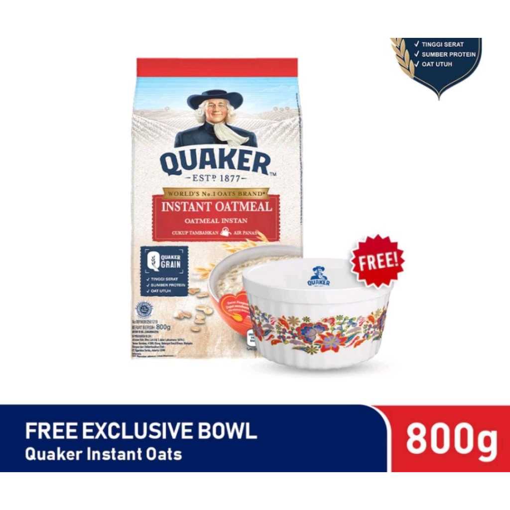 

quaker instant berhadiah piring keramik