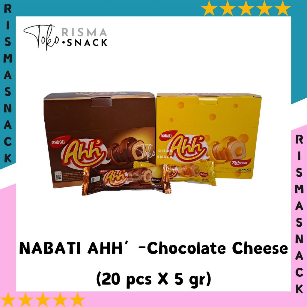 

Richeese Ahh Nabati kemasan (20pcs x 5,5gr)