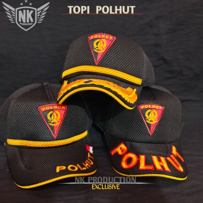 Topi Polhut || Topi Polhut Logo Segitiga Topi Polhut Perhutani