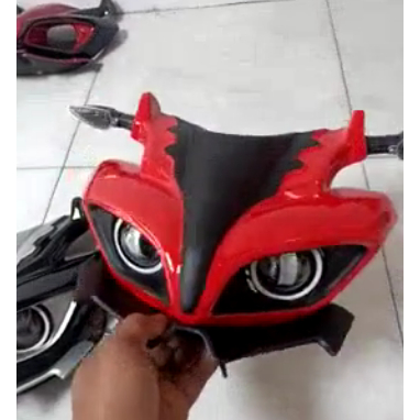 Headlamp Universal MT15 PNP Vixion Xabre CB CBR Byson FZ150 Kedok Tameng Depan Universal MT15