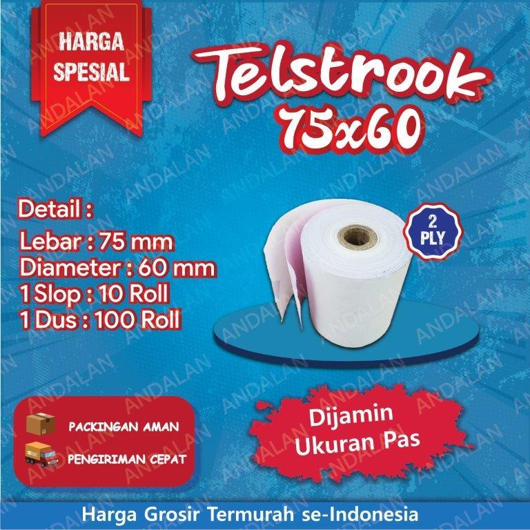 

Kertas Struk Kasir NCR 2 Ply uk 75x60 Telstruk