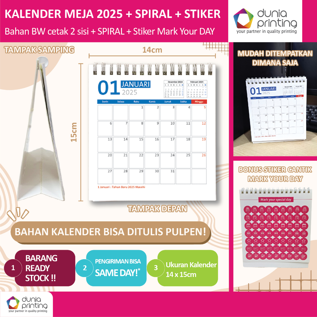 

Kalender 2025 / kalender meja 2025