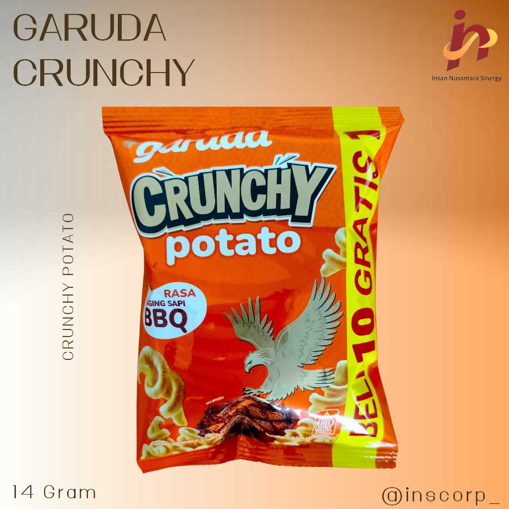 

Garuda Crunchy Potato Daging Sapi BBQ (Per Rtg)