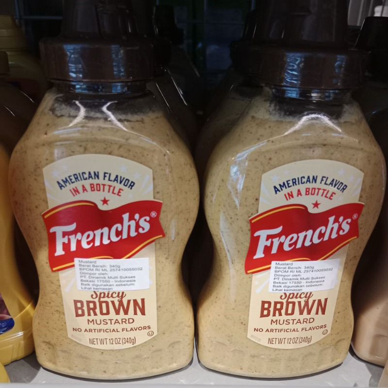 

French's Hearty Deli Spicy Brown Mustard 340 gr