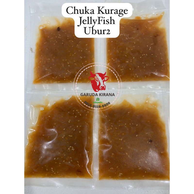 

Chuka Kurage / Jelly fish (ubur-ubur) Rp. 35.000/pack (200 gr)