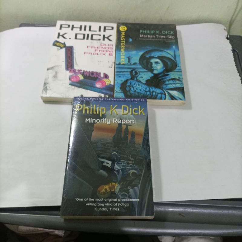 novel import science Fiction Our Friends From Frolix 8, martian time slip, minority report (Philip k