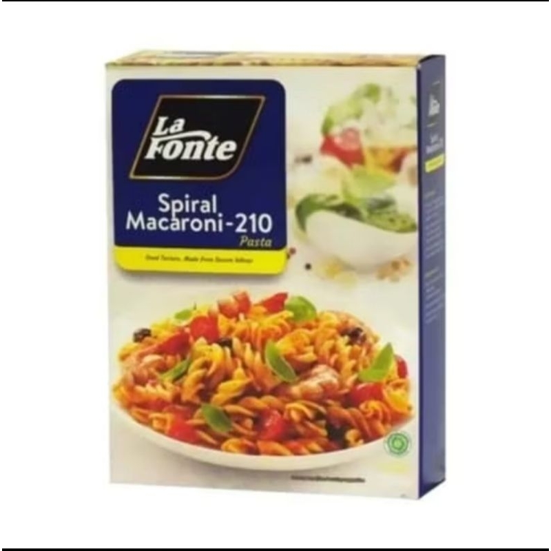 

LA FONTE | LA FONTE SPIRAL MACARONI - 210 PASTA 225GR