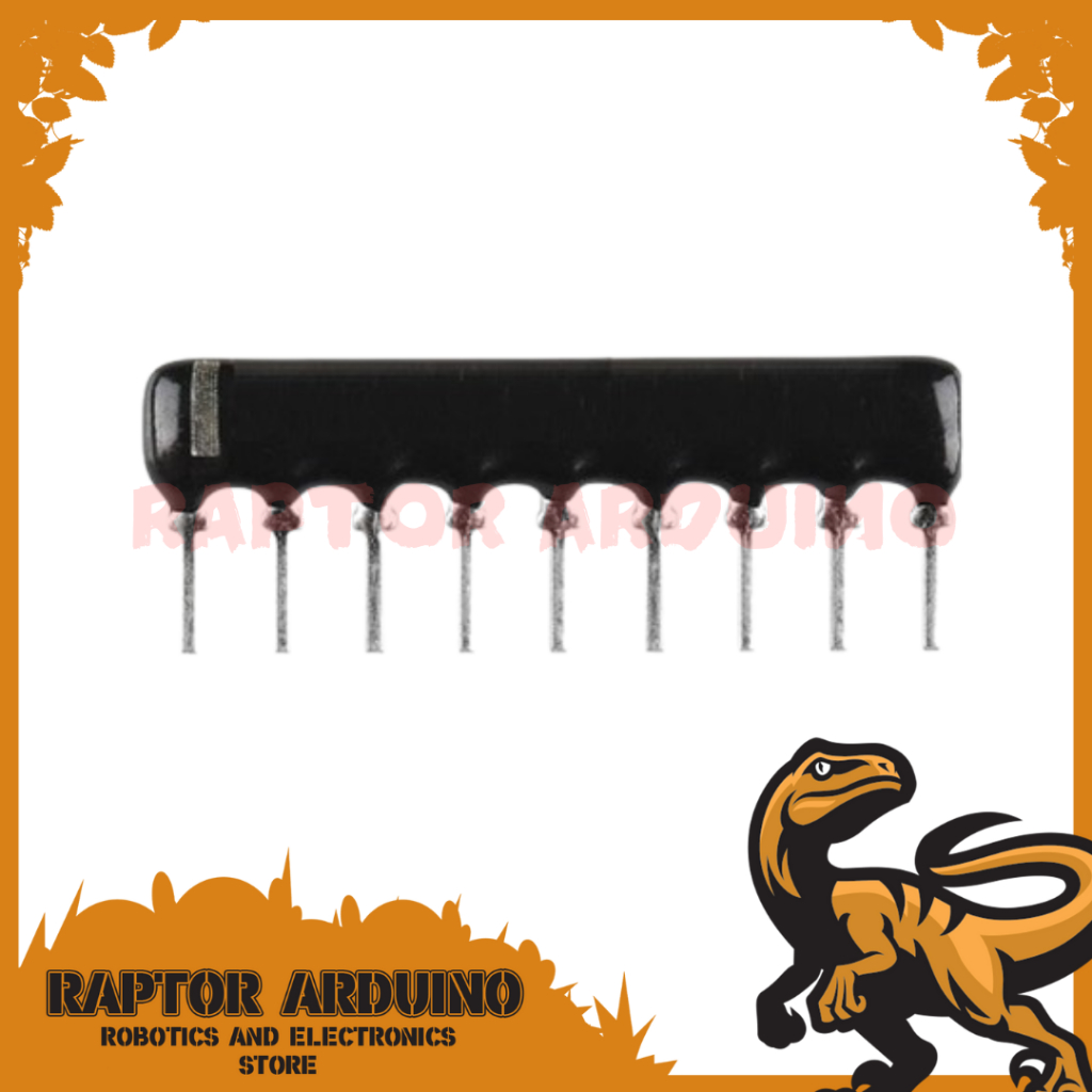 Resistor pack 2.54mm 100k ohm R Pack 100 k Ohm 9 PIN A104J 1/8 WATT 9p