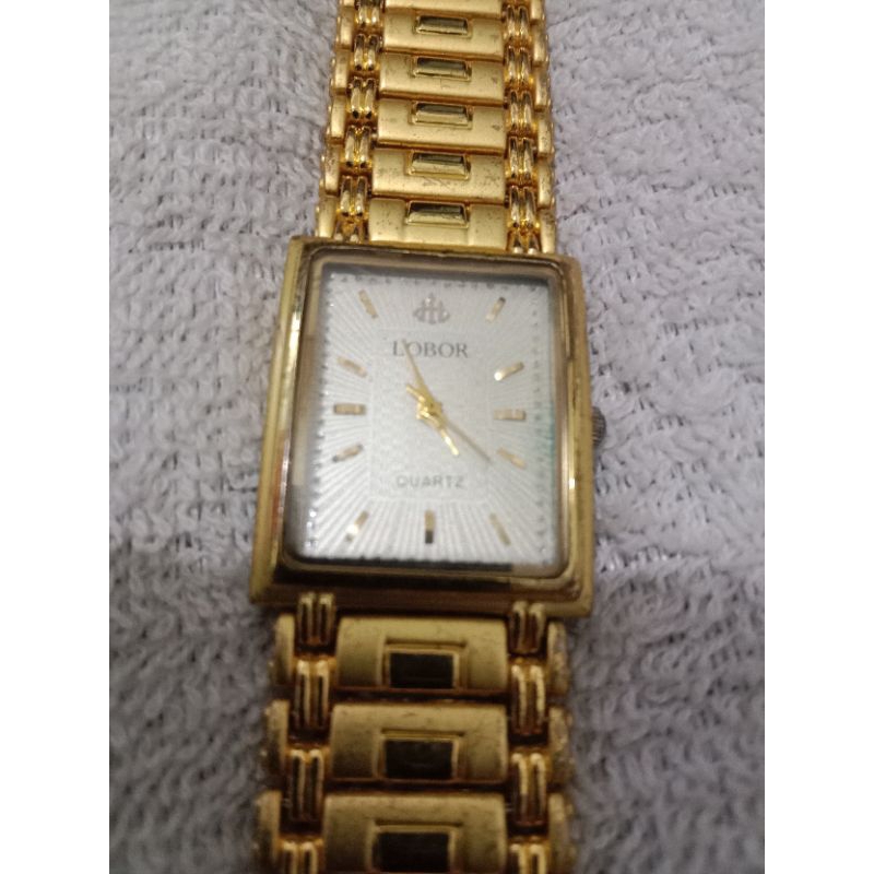 jam tangan lobor 23k gold plated