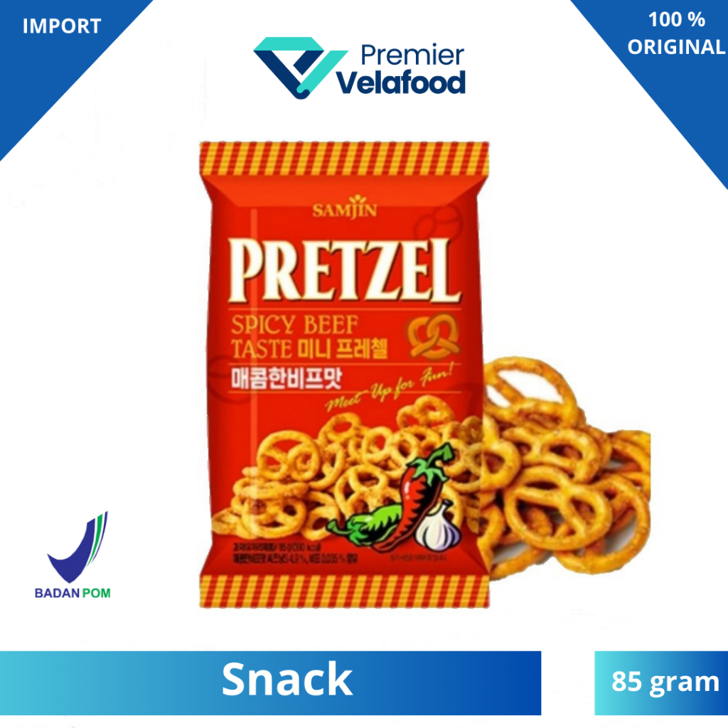 

SAMJIN PRETZEL SPICY BEEF - CEMILAN KOREA - 85GR