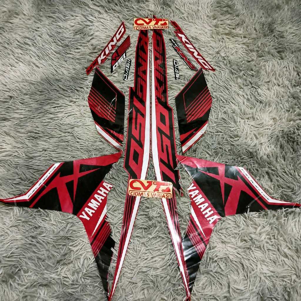 STIKER STRIPING BODY MOTOR MX KING 150 2017 2018