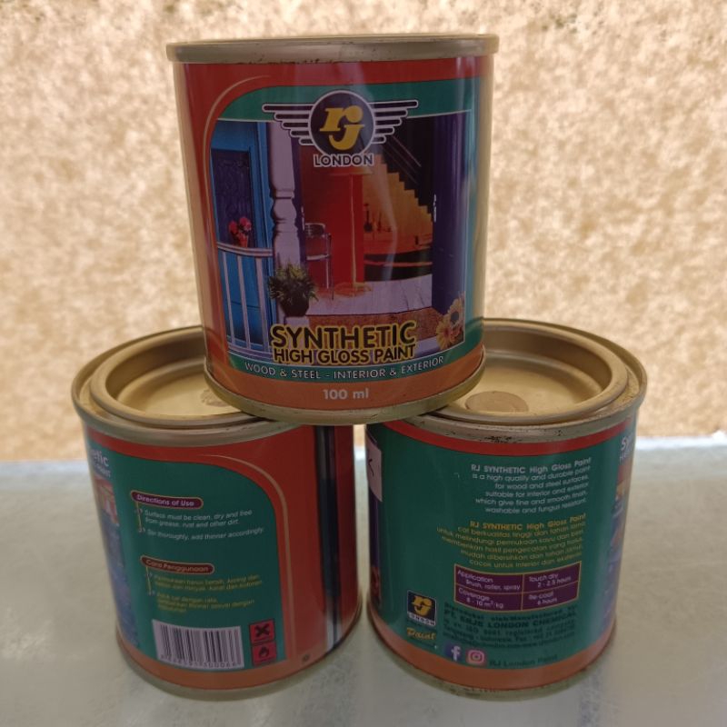 

CAT MINYAK KAYU BESI 100 ML WARNA GOLD EMAS RJ LONDON