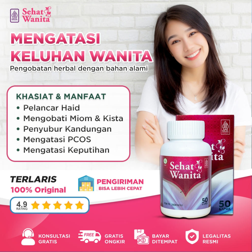Obat Keputihan Pelancar Haid Telat Datang Bulan Sehat Wanita Original Benjolan Miss V Infeksi Jamur 