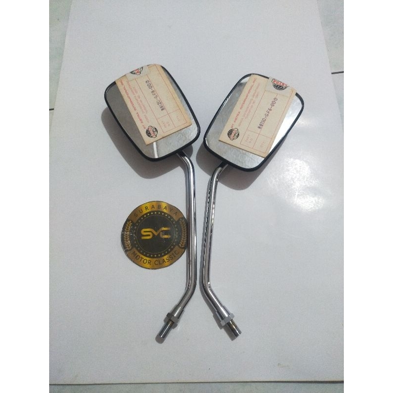 spion mirror Honda win 100 tahun tua set kanan kiri ORI Astra internasional 88110-GF6-000 88120-GF6-