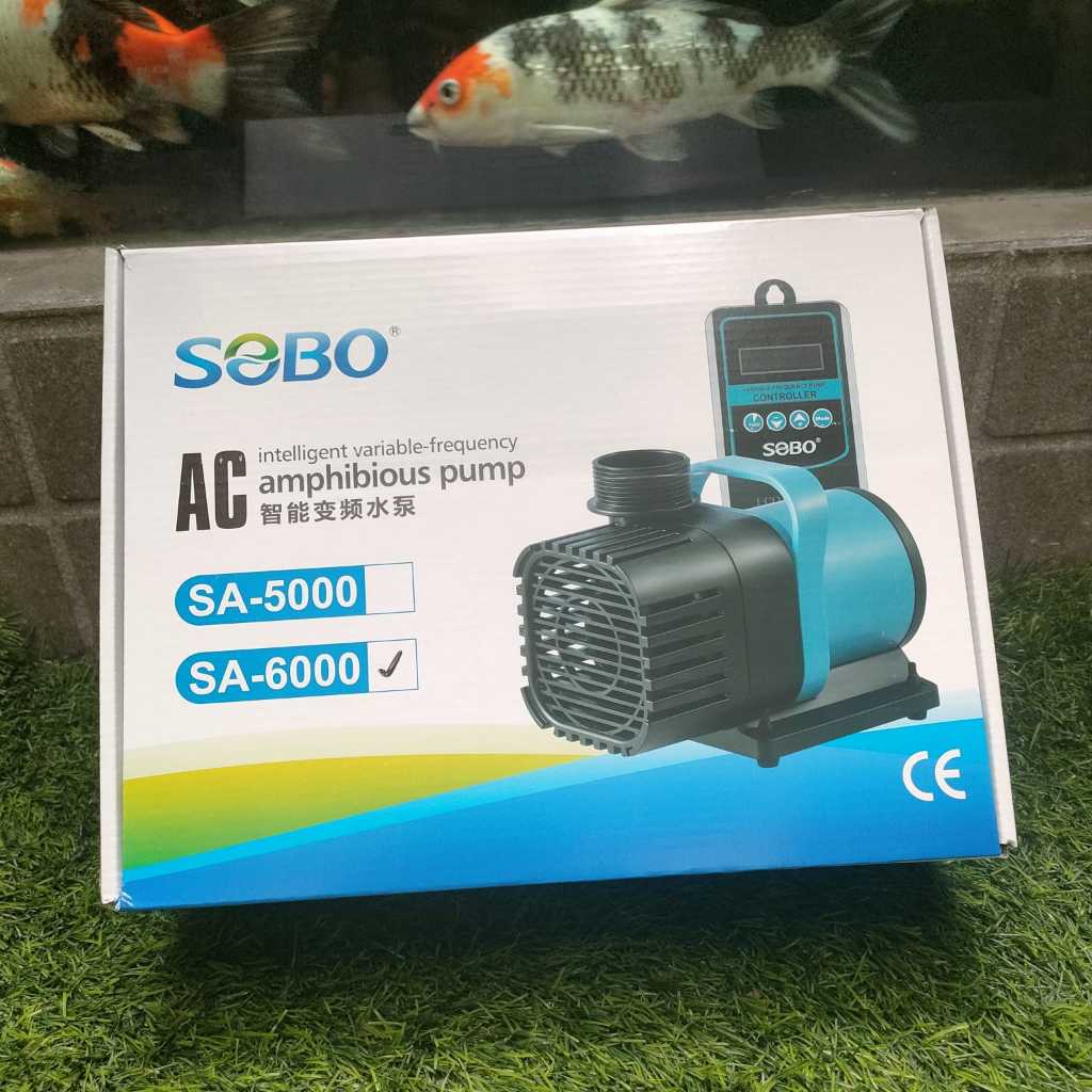 Pompa Celup Amfibi Original SOBO SA 6000 Untuk Kolam Ikan Aquarium