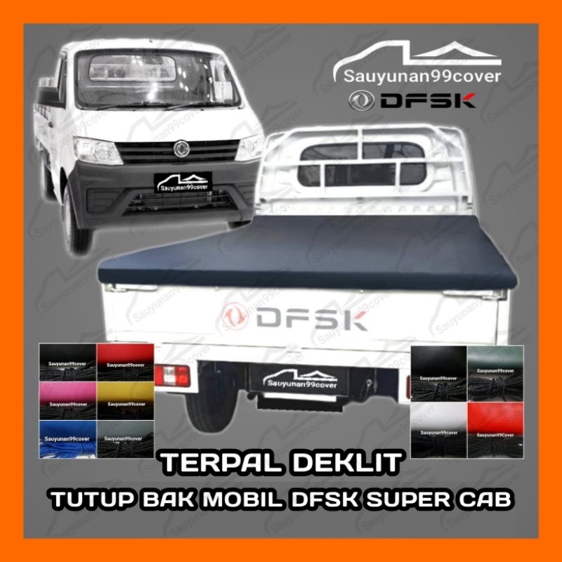 Cover bak terpal penutup mobil pick up dfsk super cab