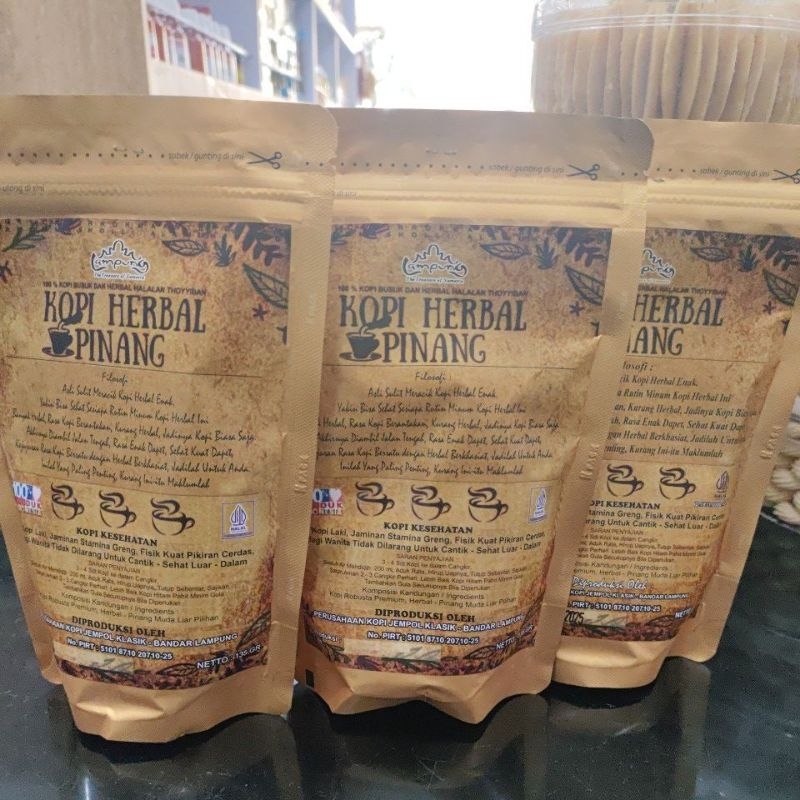 

KOPI HERBAL PINANG MUDA 100% ASLI LAMPUNG