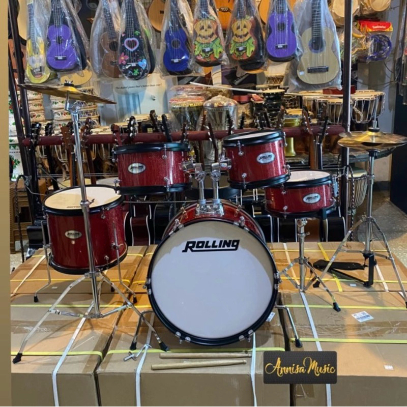 Drum Set Rolling JB1049, Drum Anak ,Drum kecil, Rolling JB-1049
