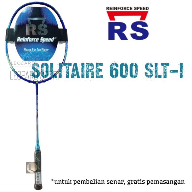 Raket Badminton RS SOLITAIRE 600 SLT-I Briliant Blue / Raket RS