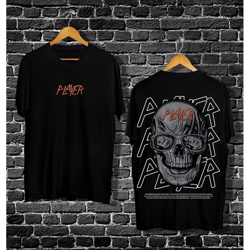 KAOS PRIA COWOK DISTRO KEREN KATUN COMBED BAJU OBLONG ATASAN LENGAN PENDEK REGULER KAOS HITAM TULISA