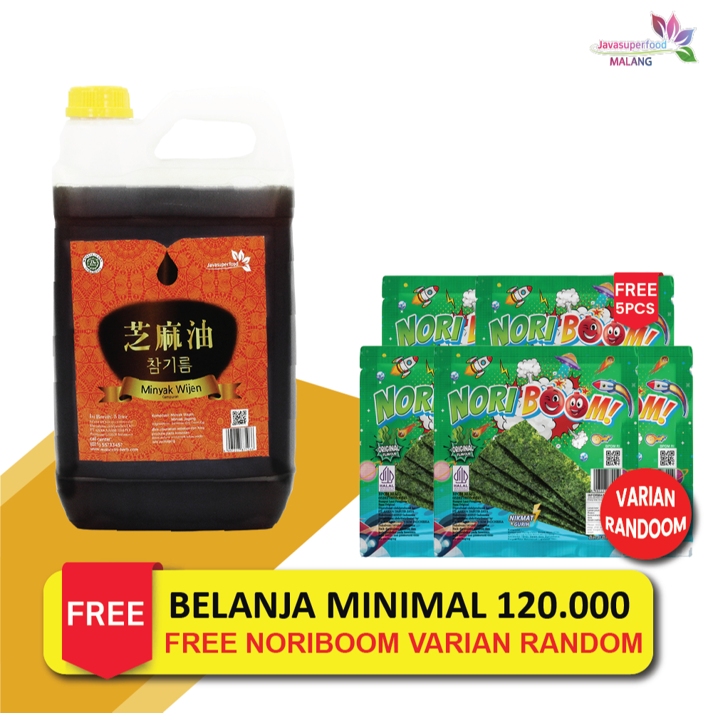 

MINYAK WIJEN JAVA SUPER FOOD 5 LT / SESAME OIL JAPAN