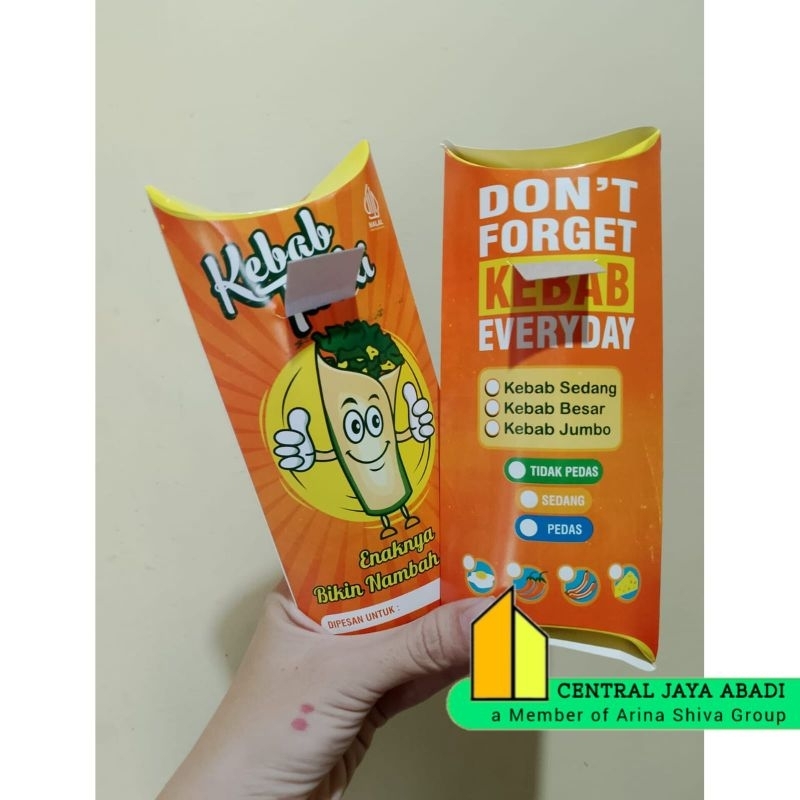 

150 LEMBAR KEMASAN KEBAB MINI IVORI PUTIH UKURAN 21 × 9.5 CM HIGH QUALITY PRODUK TERBARU | KERTAS KEBAB TARIKAN MINI KEKINIAN | DUS KEBAB MINI VIRAL TIKTOK | BOX KEBAB MINI MURAH | TOKO KEBAB OFFICIAL | CENTRAL JAYA ABADI