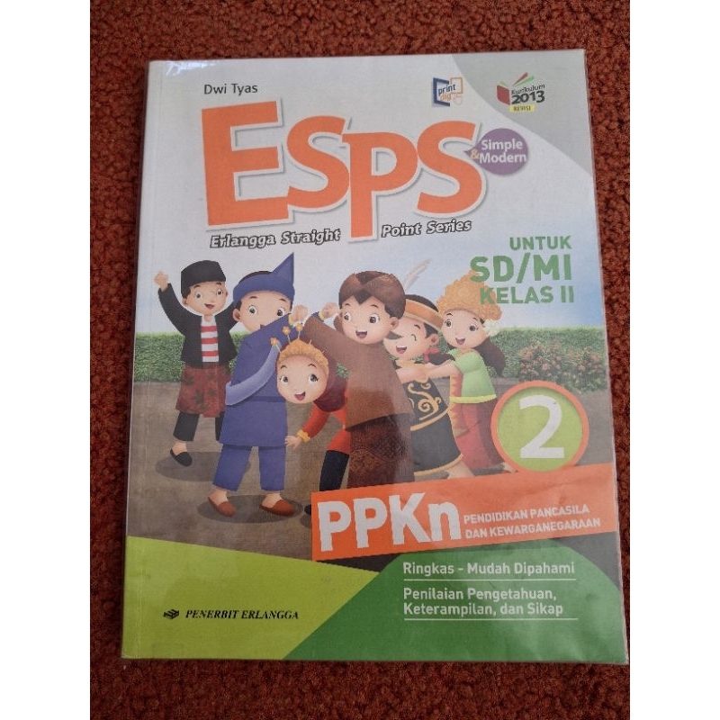 Preloved Buku ESPS PPKn 2 kurikulum 2013 revisi