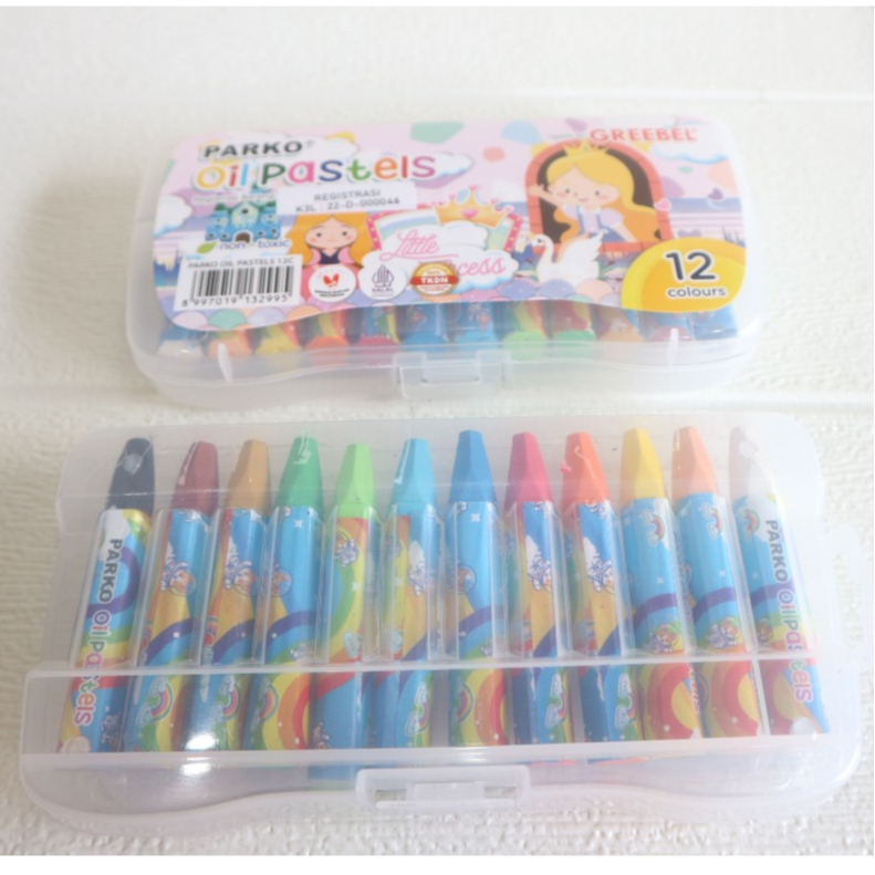 

crayon / oil pastel 12 warna bergambar