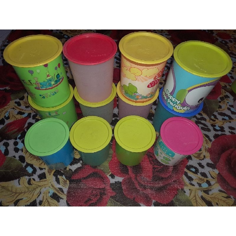 toples canister tupperware second
