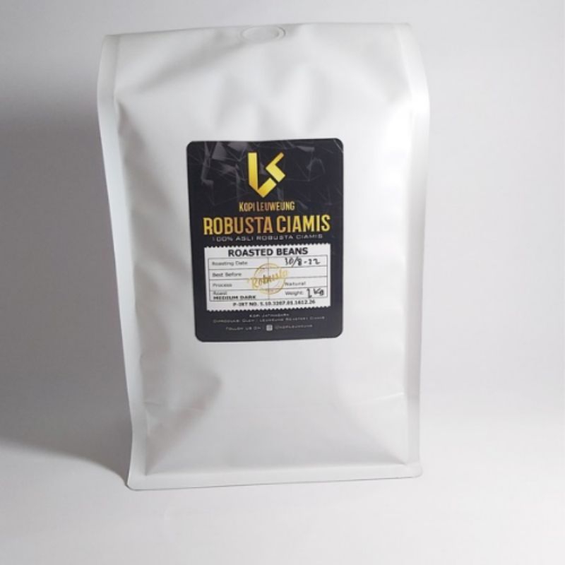 

LEUWEUNG Kopi Robusta BUBUK BIJI JAWA BARAT super premium Fine Robusta 1 Kg Fresh Roasted