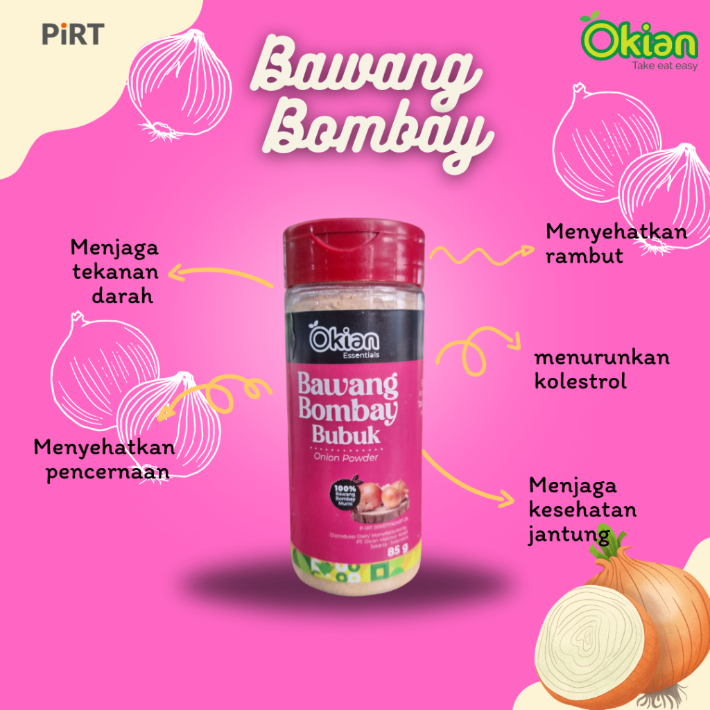 

Onion Powder/Bawang Bombay Bubuk 85gr