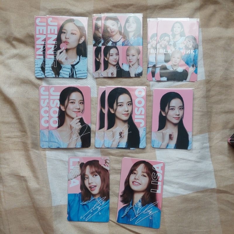 Oreo Blackpink Photocard Jennie Lisa Jisoo YG Select