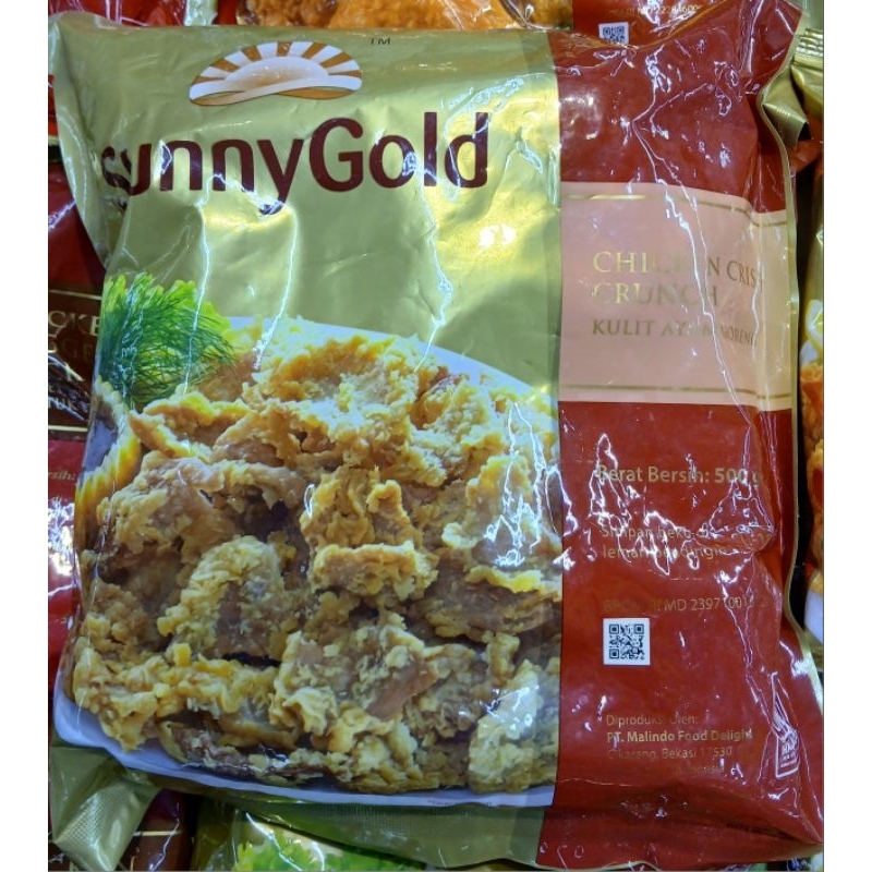 

SUNNY GOLD Chicken Crispy Crunch Kulit Ayam Goreng Renyah 500g - HM