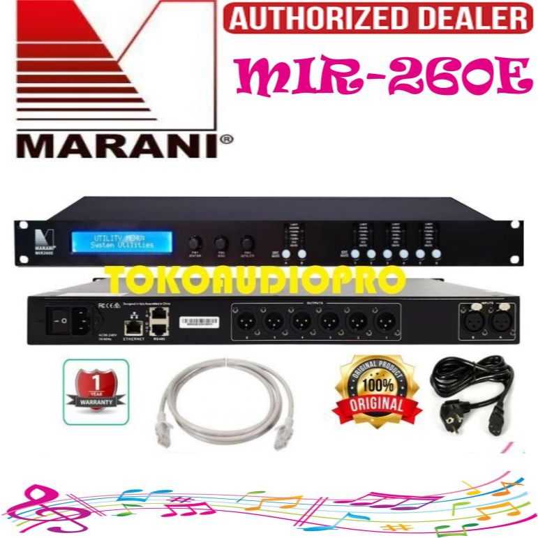 DLMS Marani MIR260E 2-in 6-out Speaker Management DLMS Marani Mir-260E