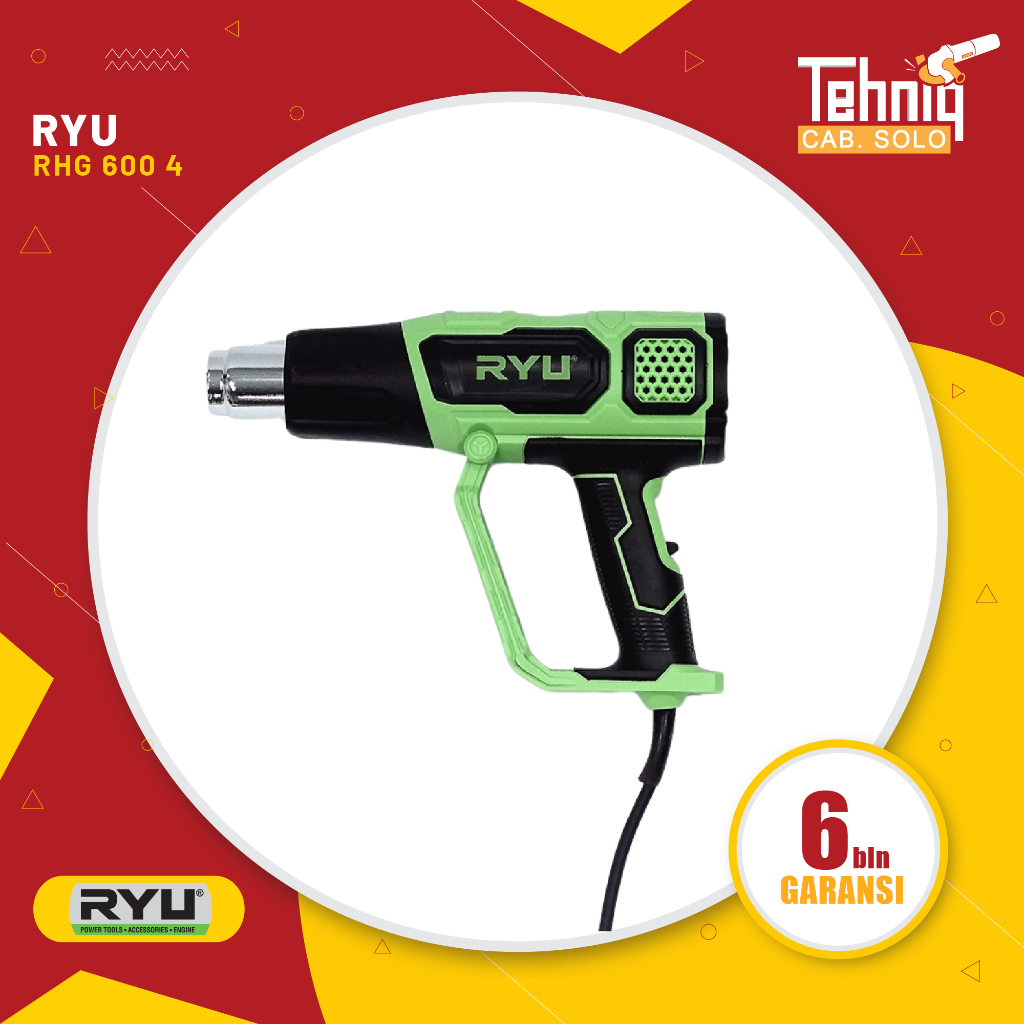RYU RHG 600-4 HEAT GUN/ MESIN PEMANAS RYU RHG 600 4 HEAT GUN