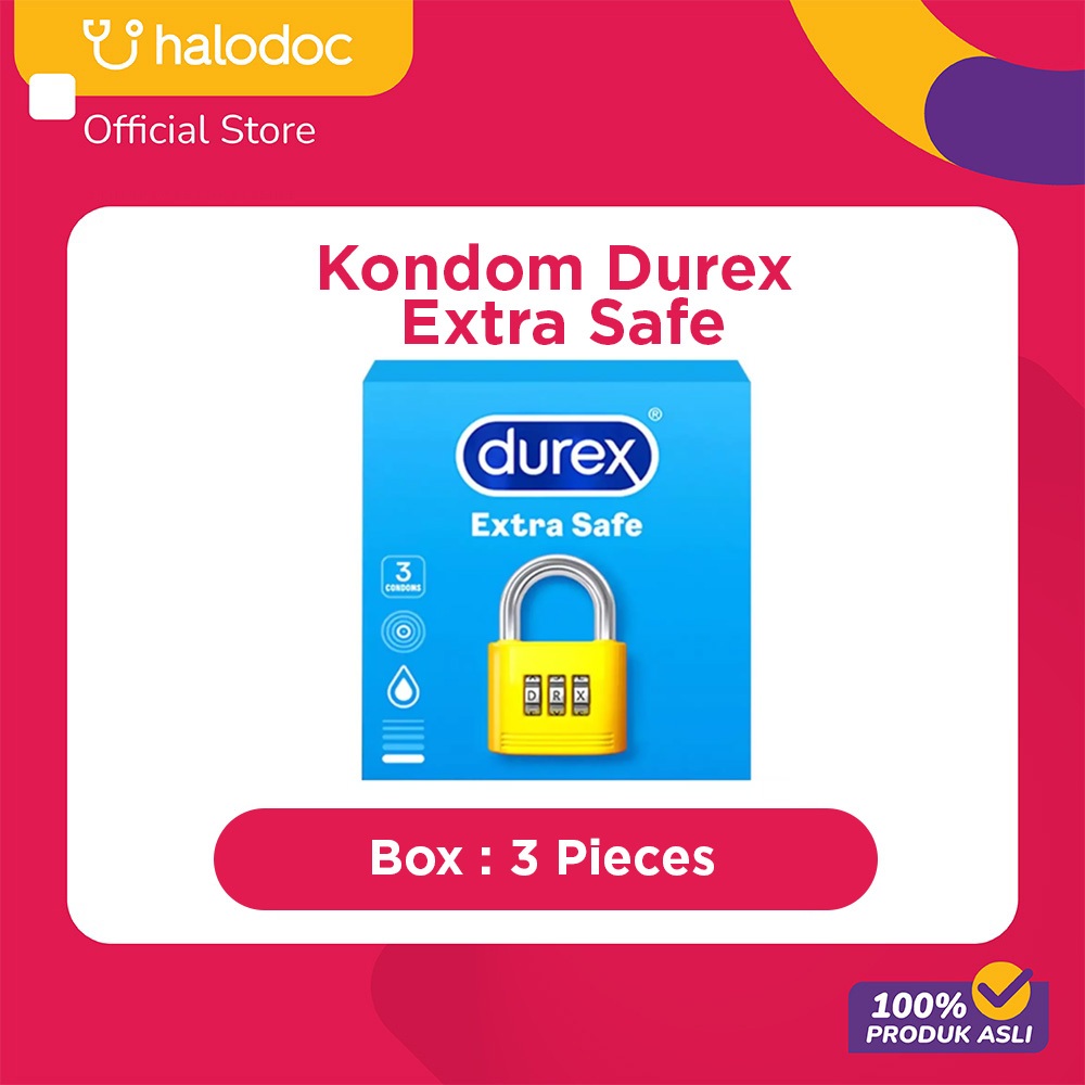 Kondom Durex Extra Safe Isi 3