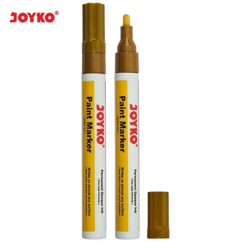 Spidol joyko silver gold dan putih permanent per pcs