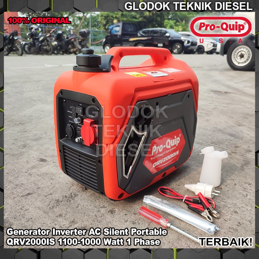 Proquip Genset Silent Portable 1100 1200 W Watt Generator Inverter Bensin QRV 2000 IS QRV2000IS QRV2