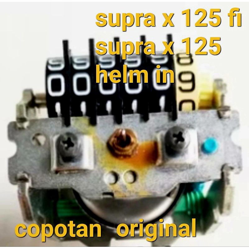 mesin spidometer Supra x 125 fi pnp Supra x 125 helm in original