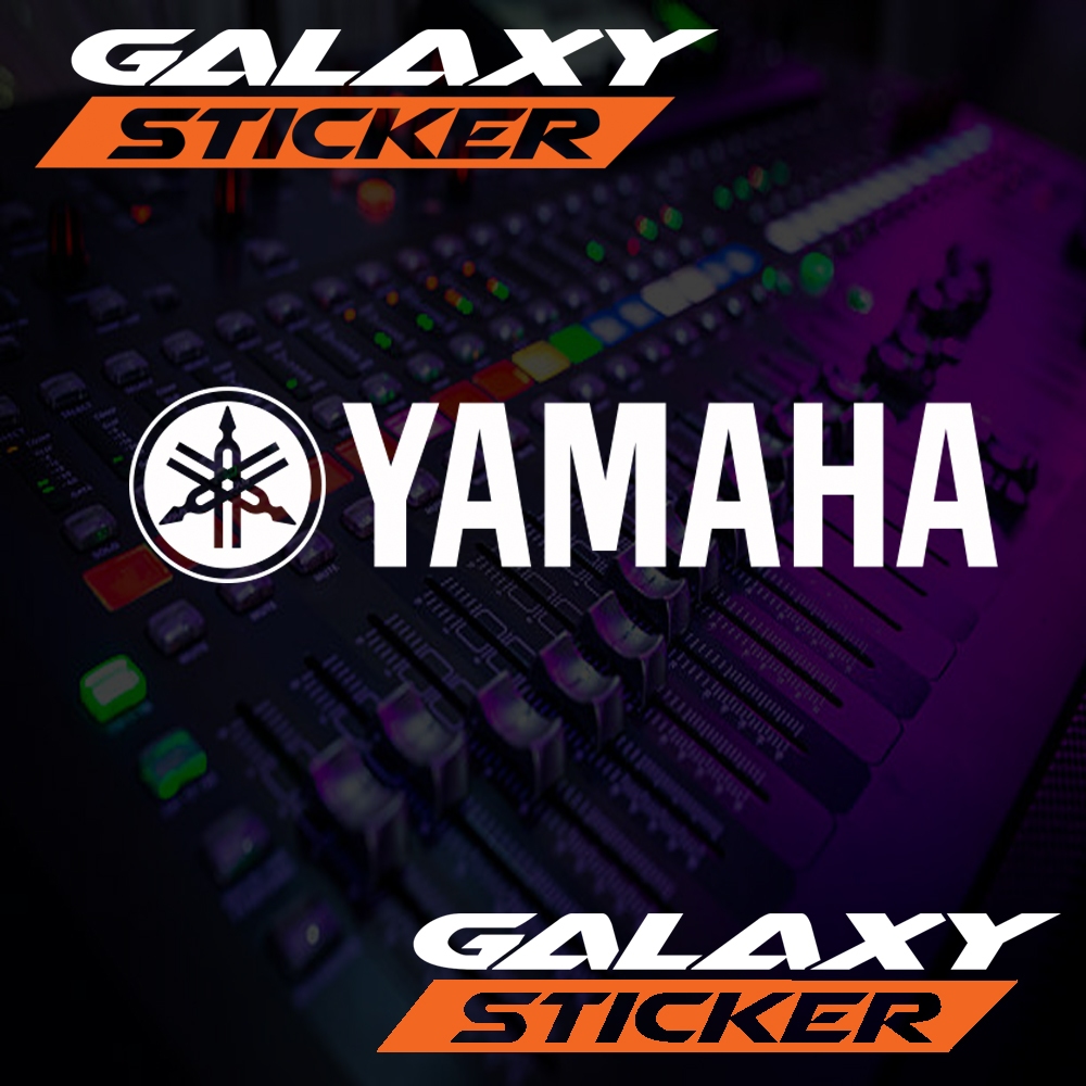 

cutting sticker hardcase box audio yahama.stiker motor mobil sound system yamaha