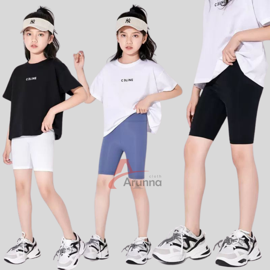 Leging pendek anak perempuan Short Daleman polos bahan Premium