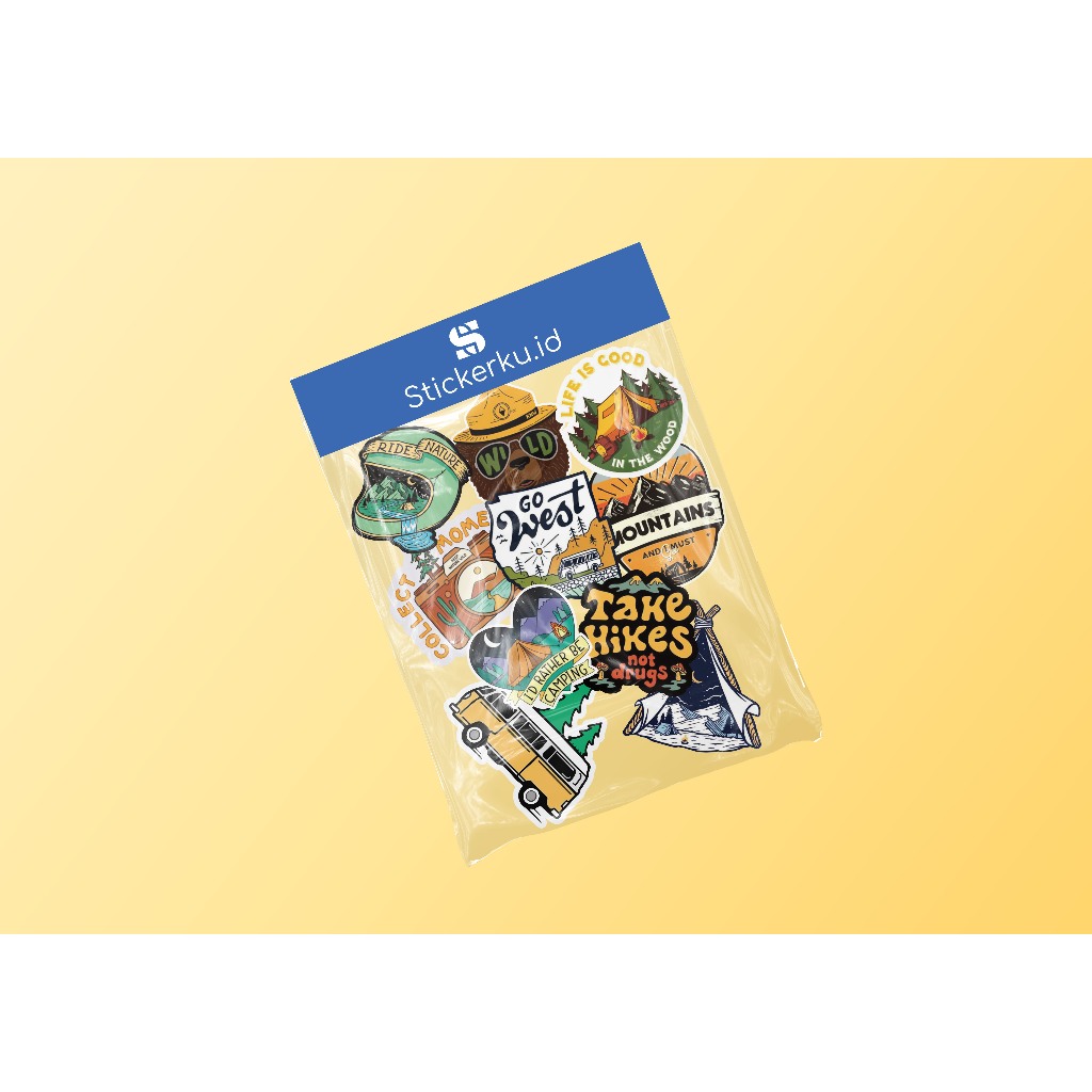 

20pcs Sticker Pack Outdoor Brand Sticker Aesthetic Logo Brand Sticker Laptop Case Hp Vol 4