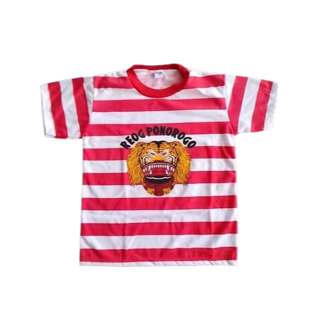 Kaos Reog Anak Baju Reog Ponorogo Lurik Merah Putih Baju Sakera Gambra