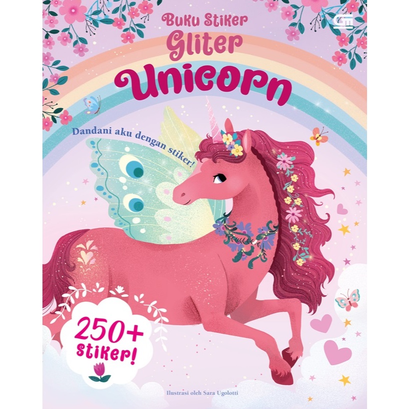 Gramedia - Buku Stiker Gliter: Unicorn