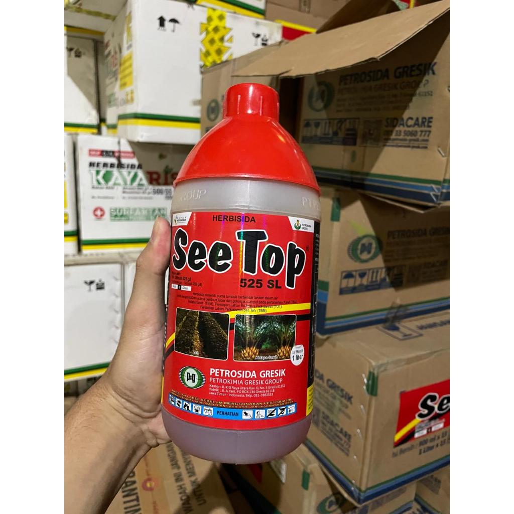HERBISIDA SEE TOP 525 SL 1 LITER/OBAT RACUN GULMA LEBAR/RUMPUT/TEKI BERBAGAI TANAMAN