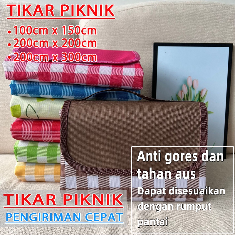 【Istimewa】tiker piknik jumbo tikar lipat piknik waterproof tikar lipat piknik waterproof 200x200 tik