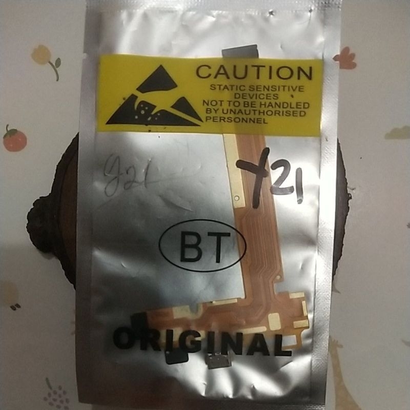 FLEXIBEL CAS KONEKTOR CHARGER PCB VIVO Y21 MIC+CAS IC ORI