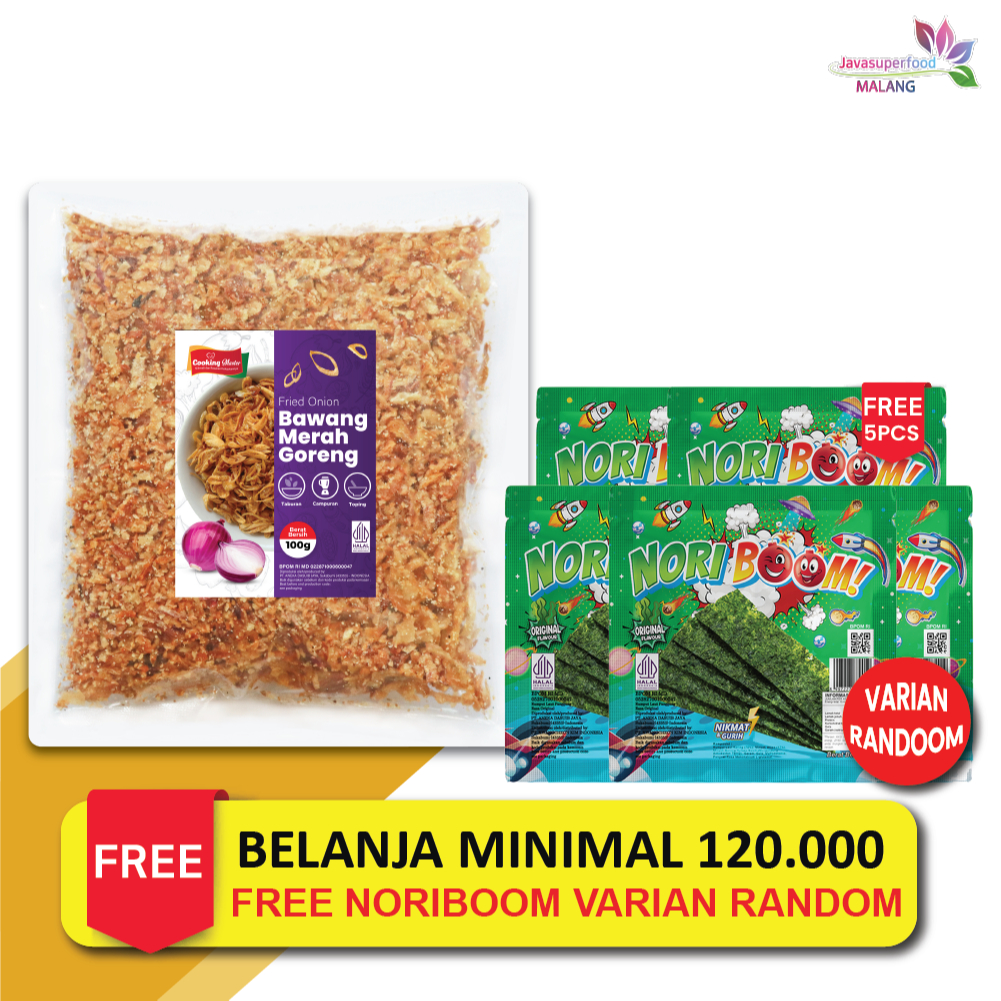 

Bawang Merah Goreng / Fried Onion/ Bawang Goreng Siap Saji Original 100g