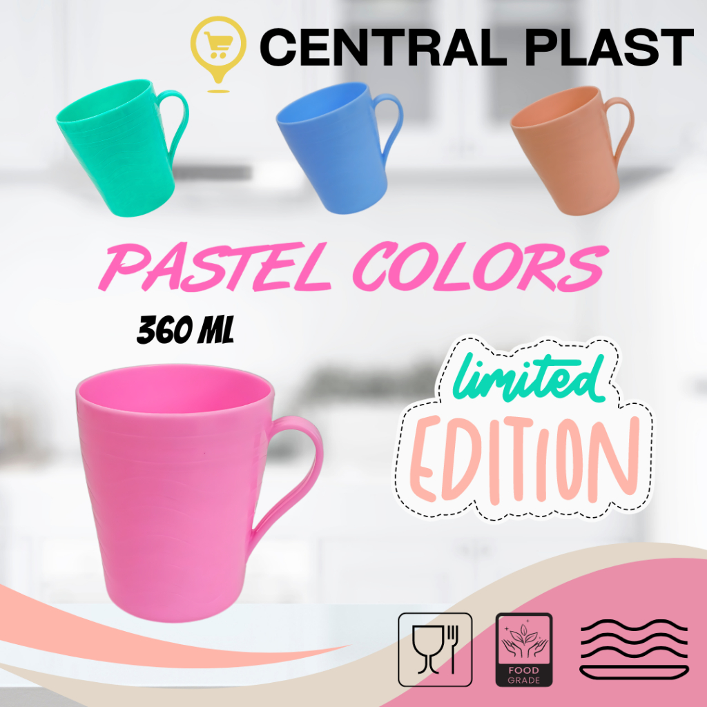 GELAS GAGANG | CANGKIR | GELAS PASTEL | SOUVENIR | GELAS WARNA | GELAS CANTIK