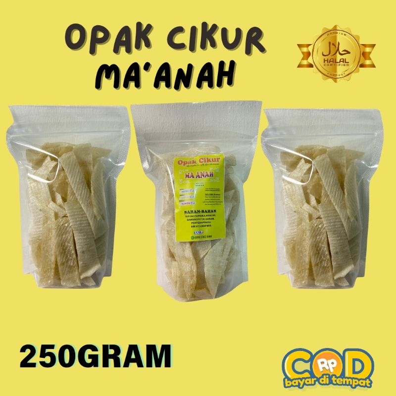 

OPAK ACI CIKUR MENTAH MA'ANAH